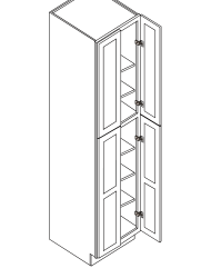 Tall pantry cabinet line drawing from the vendor catalog